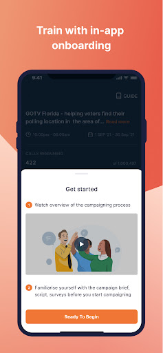 Screenshot of CallHub