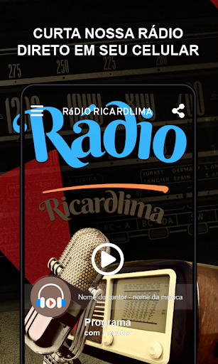 Android application Rádio Ricardlima screenshort