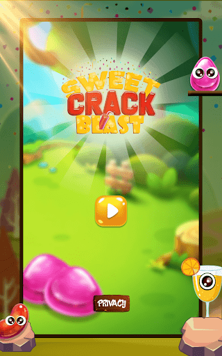 Android application Sweet Crack Blast screenshort