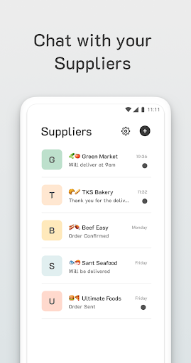 Android application order bravo screenshort