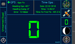 screenshot of GPS status