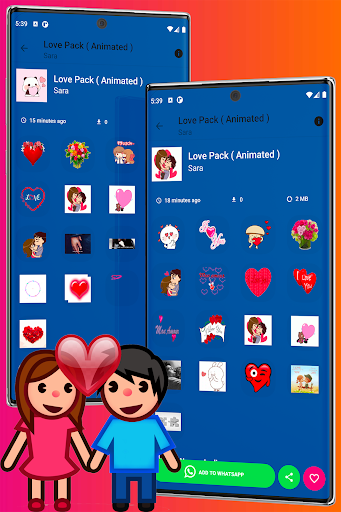 Animated WASticker for love