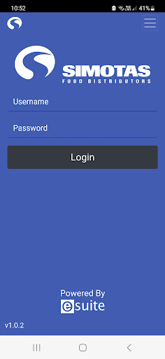 Android application Simotas Food Distributors screenshort