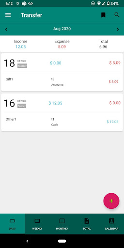 Android application Money Manager: Expense Tracker screenshort