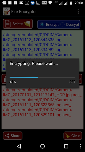 File Encryptor Screen 2