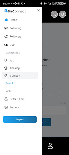 BizConnect Lite Screen 3