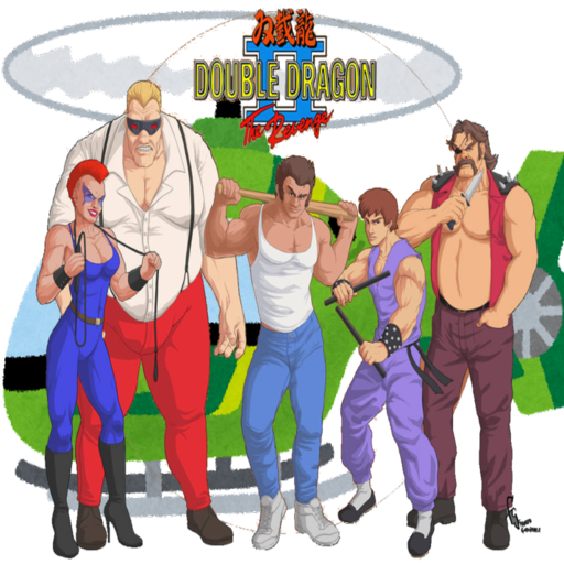 classic back double dragon 2 logo