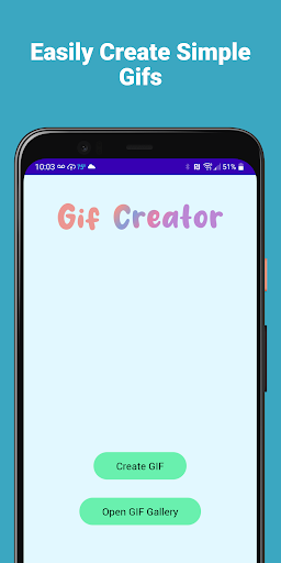 Android application Simple GIF Creator screenshort