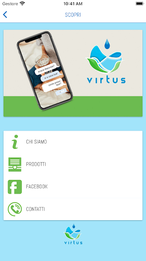 Android application Virtus Italia screenshort
