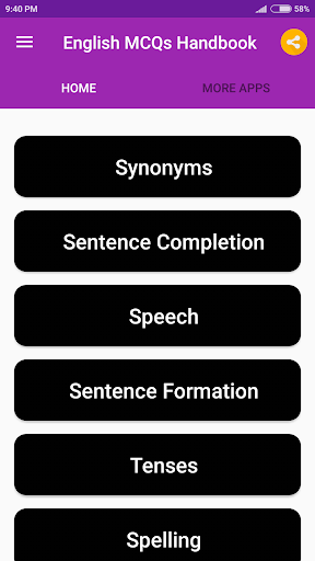 English Handbook Screen 2