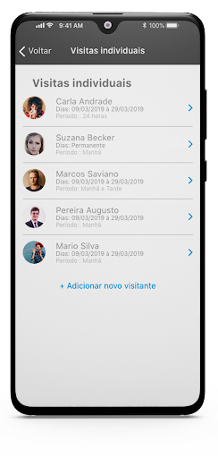 Android application Niot - Portaria Digital screenshort