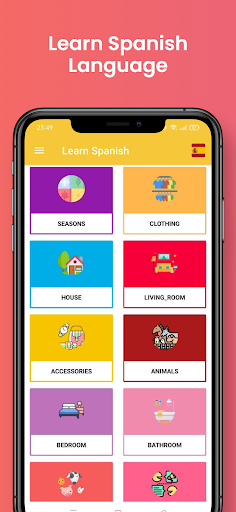 Android application Learn Spanish - Beginners screenshort