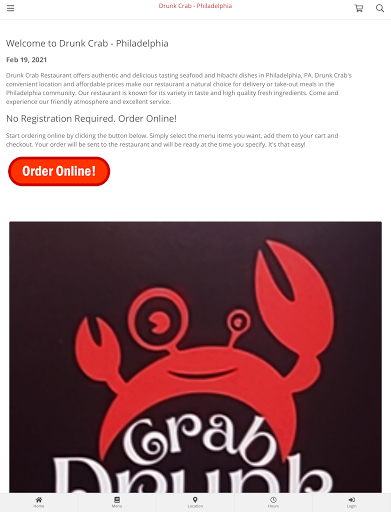 Drunk Crab - Philadelphia Screen 3