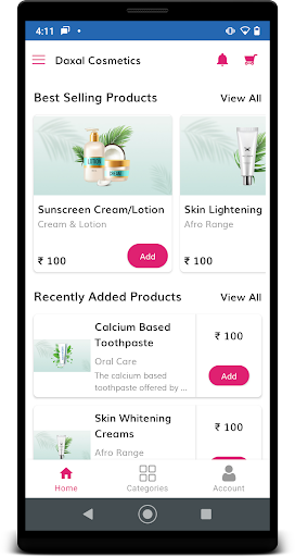 Daxal Cosmetics Screen 2