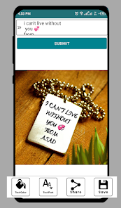 Captura de Pantalla 1 creador de nombres de pulseras android