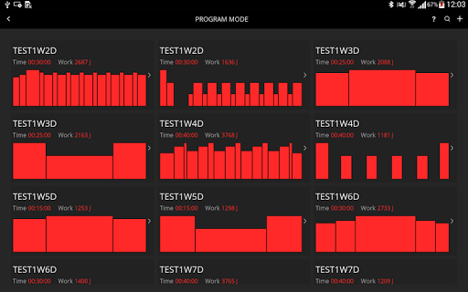 myETraining Screen 3
