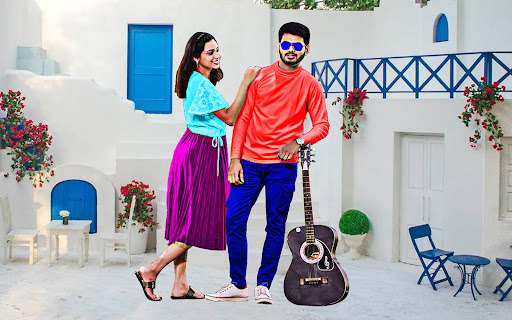 Pre wedding photo editor frame