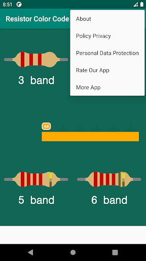 Resistor Color Code Screen 3