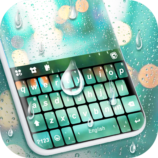 Raindrops Live Keyboard Backgr logo