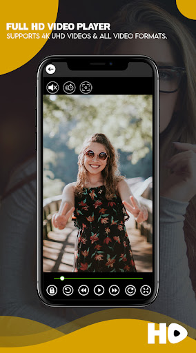 Android application Video Player screenshort