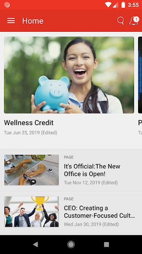 Android application CrowdConnect screenshort