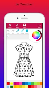 Fashion Dress 2020 Coloring Book 1.1 APK screenshots 1