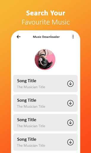 Tube Music Downloader Screen 2