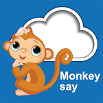 Monkey say - word game Apk