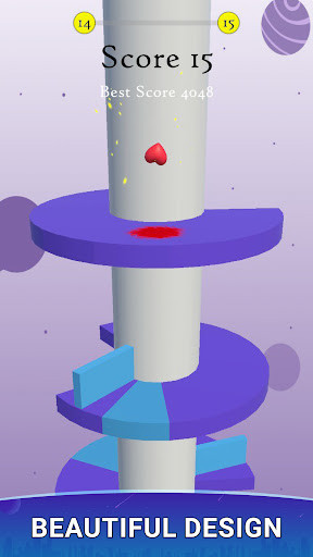Helix Stack Ball - Jump Drop Screen 2