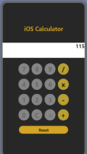 iOS Calculator by Kushagra