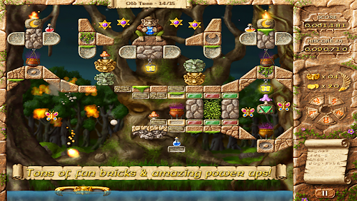 Android application Fairy Treasure - Brick Breaker screenshort