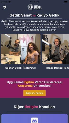 İstanbul Gedik Üniversitesi Screen 2