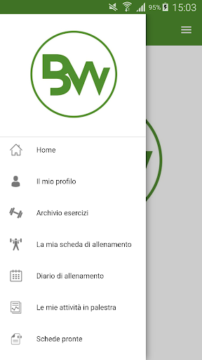 Android application BeWellness screenshort