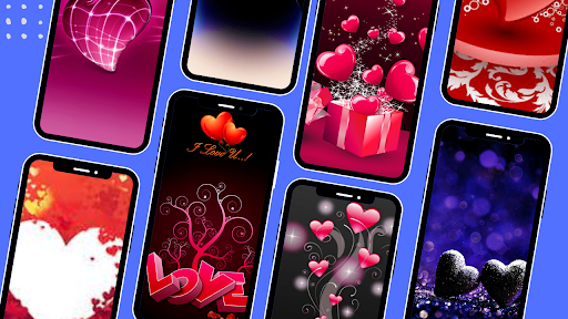 Android application I LOVE YOU Love Wallpaper screenshort