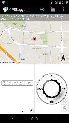 Android application GPSLogger II - AIO screenshort