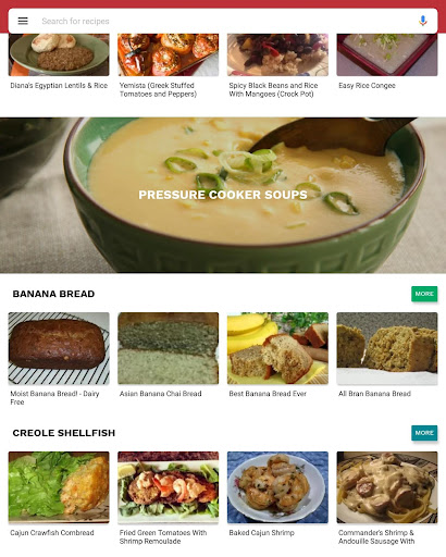 Screenshot of Cuban Recipes