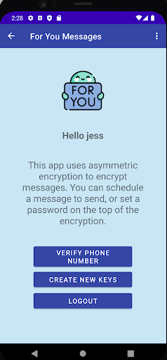 Android application For You Messages screenshort
