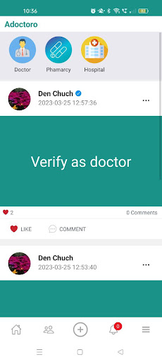 Android application Adoctoro screenshort