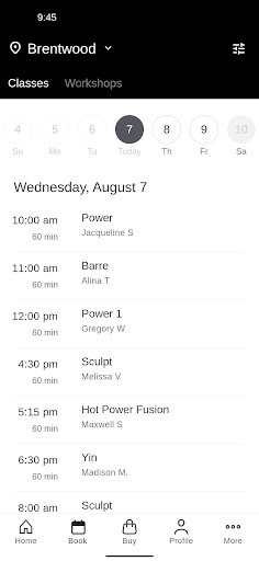 Screenshot of Hot 8 Yoga Studios