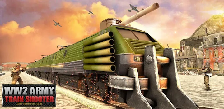 Army Train Shooter: Train Game