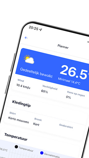 Android application WheelerWeather screenshort