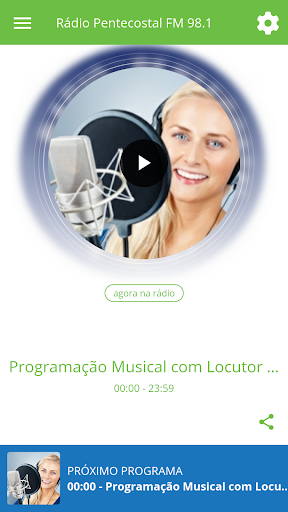 Android application Rádio Pentecostal FM 98.1 screenshort