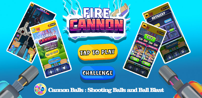 Cannon Ball: Shoot Balls, Knock Balls & Ball Blast