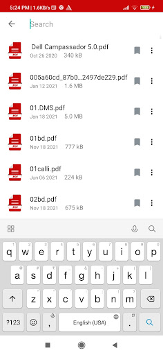 PDF Converter and Reader Screen 2