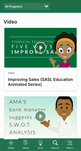 Android application Sinapi Aba Learning screenshort
