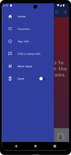 Android application Quote Maker+ screenshort