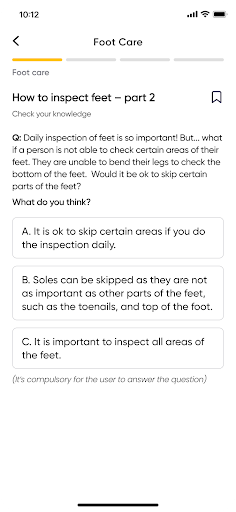 Well Feet Screen 3
