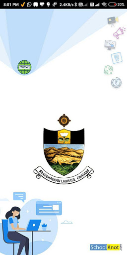 Android application Chanakya Olympiad School screenshort