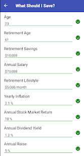 401Key - Simple Retirement Cal Screenshot