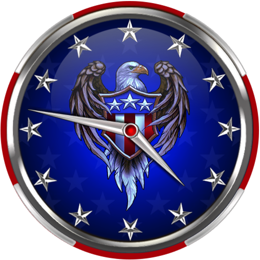 Independence Day Clock Widget logo